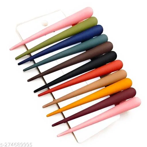 Hair Pins for Women (Multicolor, Pack of 12)