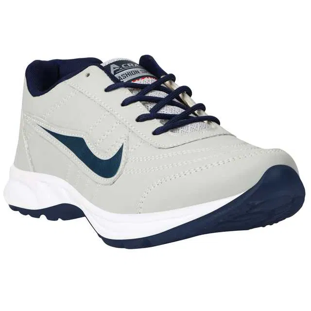 Men's Running Shoes (Grey, 10) (V-210)