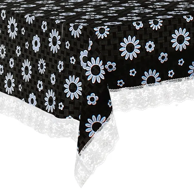 PVC Table Cover (Multicolor, 40x60 Inches)