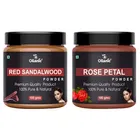 Natural Red Sandalwood & Rose Petal Powder for Skin & Hair 