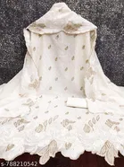 Punjabi/All Over Suits Embroidered Floral Semi-Stitched Suits 