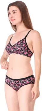 Cotton Blend Lingerie Set for Women 