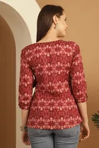Cotton Printed Top for Women 