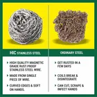 Scotch Brite Stainless Steel Scrubber Ball -Pack of 1