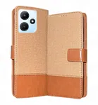 Artificial Leather Mobile Flip Cover for Infinix X669C / Hot 30I 