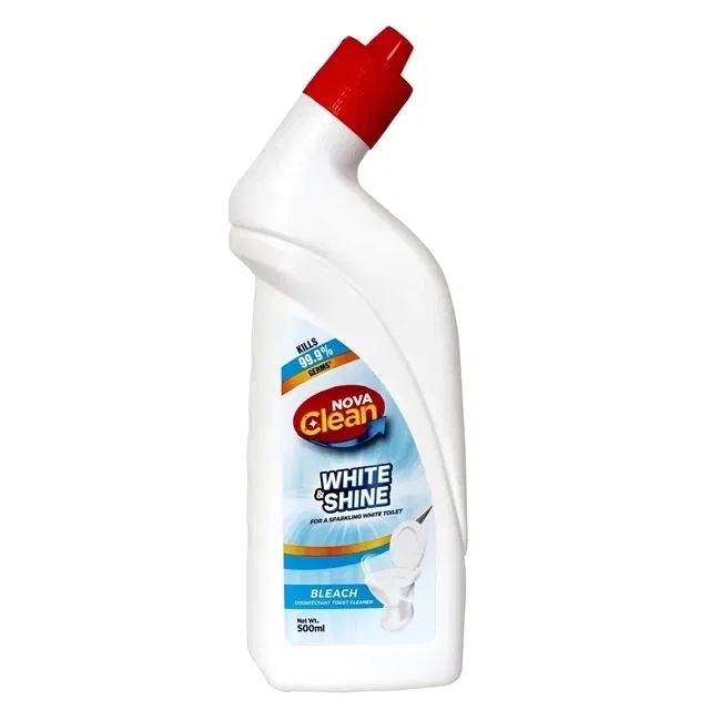 नोवा क्लीन वाइट & शाइन ब्लीच टॉयलेट क्लीनर 500 ml