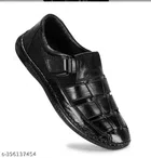 Sandals for Men (Black, 7)