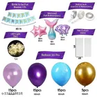 62 Pcs Balloons Decoration Kit, Multicolour, Set of 1