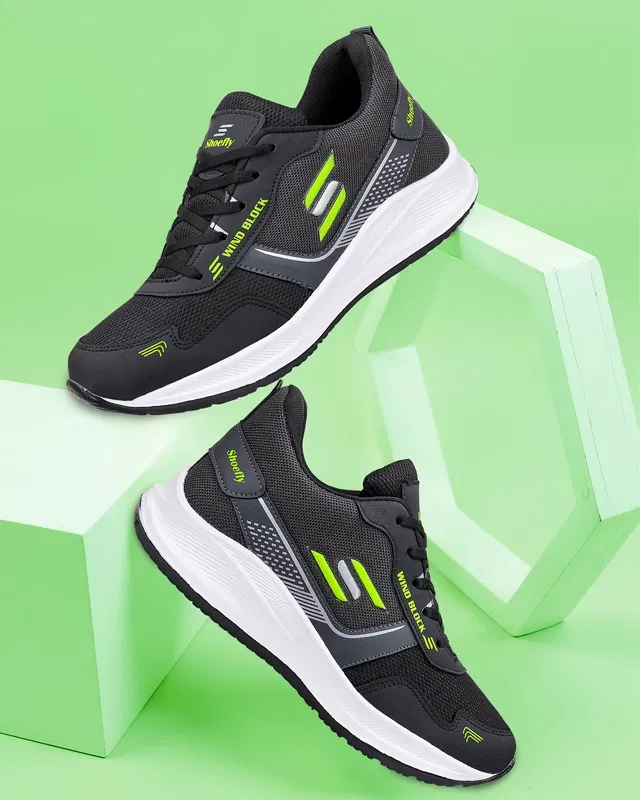 Sports Shoes for Men (Green, 7)