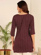 Cotton Striped Short Kurti for Women 