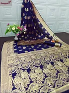 Soft Silk Zari Woven Saree for Women 