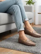 Shoetopia Synthetic Loafers for Women 
