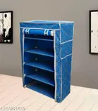 5 Layer Metal Collapsible Shoe Rack 