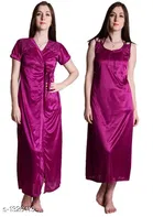 Satin Nightdress Set for Women 