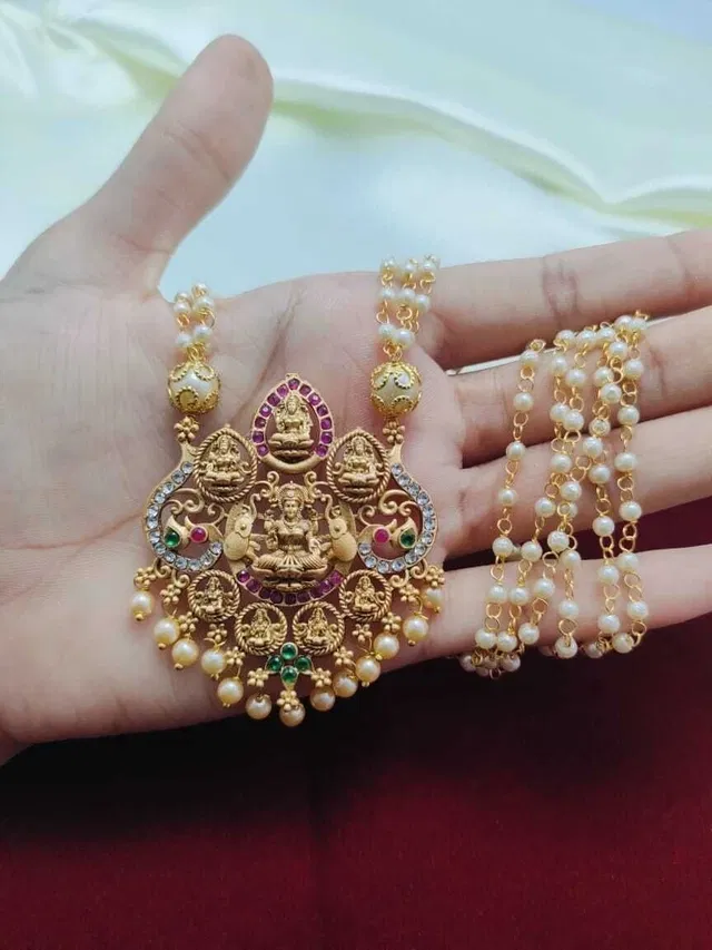 Elegant Jewellery Set for Women (Green, Free Size)