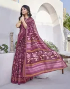 Art Silk Printed Saree for Women 
