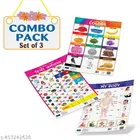 Bookford Publications My small chart My Body, Hindi Varnamala & Colors 