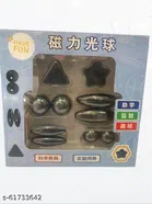 Strong Magnetic Toys (Black, Pack of 10)