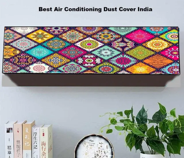PVC Printed AC Cover (Multicolor, 1.5 Ton)