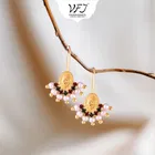 Brass Pearl Ear Cuffs for Women 