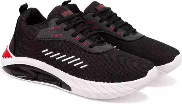 Jootiyapa Sports Shoes for Men (Black, 8) JooFlip-831-Black
