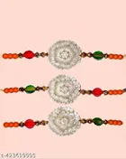 Handmade Designer Rakhi with Roli Chawal 