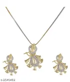 Alloy Necklace with Earrings for Women 