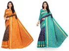 Khadi Silk Printed Saree for Women 