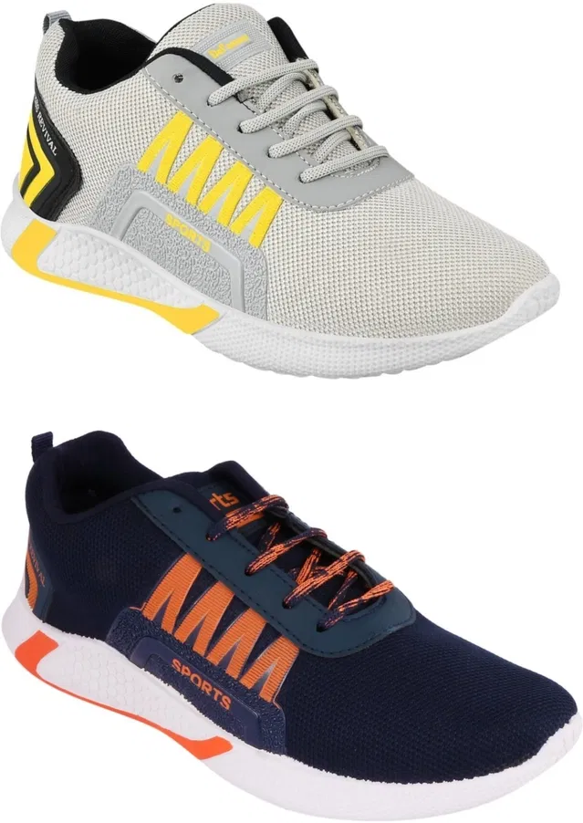 Casual Shoes for Men (Multicolor, 7) (Set of 2)