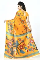 Khadi Silk Printed Saree for Women 