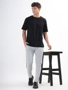 Cotton Blend Regular Fit Track Pants for Men 