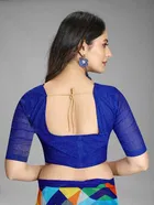 Trendy Georgette Saree with Blouse Piece For Women 