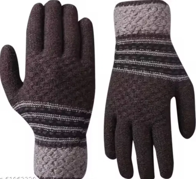 Woolen Gloves for Men, Assorted (Set of 1)