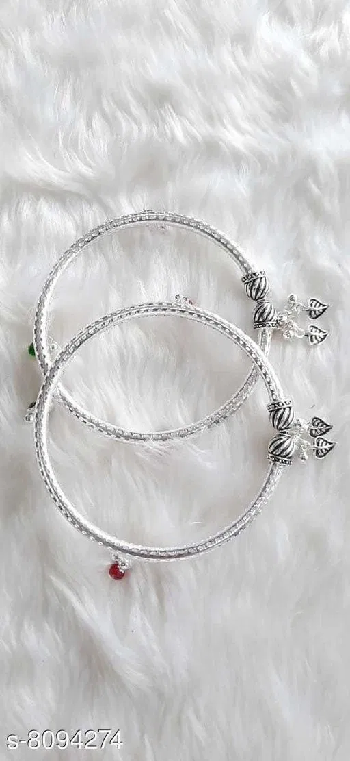 Anklet Silver Free Size Anklets & Toe Rings for Women