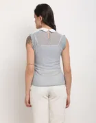 Georgette Solid Top for Women 