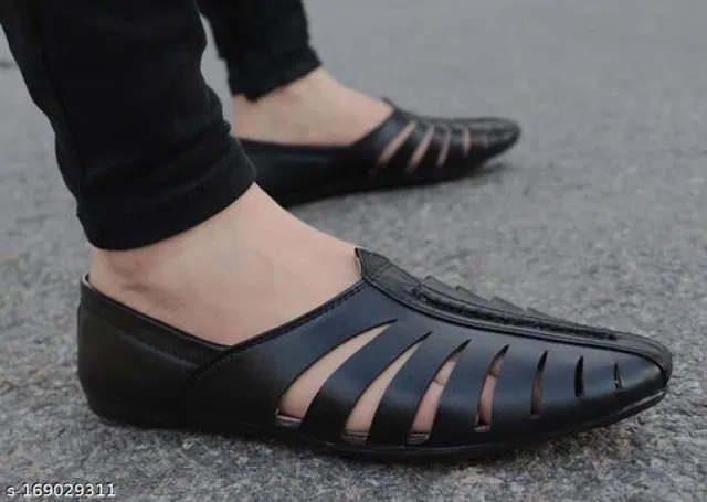 Loafers for Men (Black, 10)
