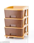 3 Layer Drawer Storage Box, Assorted, Pack of 1