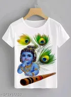 Round Neck Printed T-Shirt for Boys 