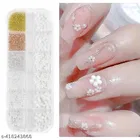 3D Acrylic Butterfly White Flowers Bear Nail Charms Kawaii Nail Charms Mixed Starry AB Crystal Nail Rhinestones Multi Sizes Crystal Gems Stones for Nail Art DIY Jewelry Accessories Crafting
