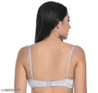 Cotton Blend Printed Padded Bra for Women 