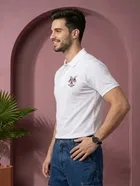 Embroidered Polo T-shirt for Men 