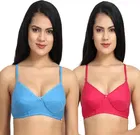 Cotton Blend Padded Bra for Women 