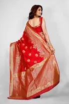 Banarasi Silk Jacquard Embroidery Saree for Women 