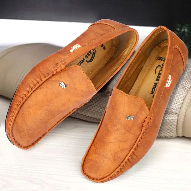 Casual Loafers for Men (Tan, 9)