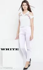 Cotton Blend Trouser for Women 