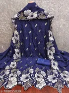 Vichitra Silk Punjabi/All Over Suits Semi-Stitched Suits 