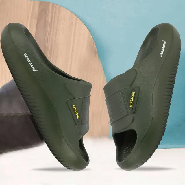 Sliders for Men, Olive (10)