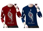 Round Neck Printed T-Shirt for Men 