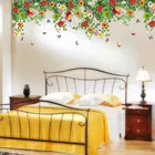 AVV Hanging Realistic Daisy Flowers Wall Stickers 55x105cm