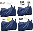 Polyester Water Resistance Cover for Hero Splendor with Face Mask 